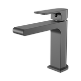 Bianca Nero Basin Mixer Straight Spout Gun Metal