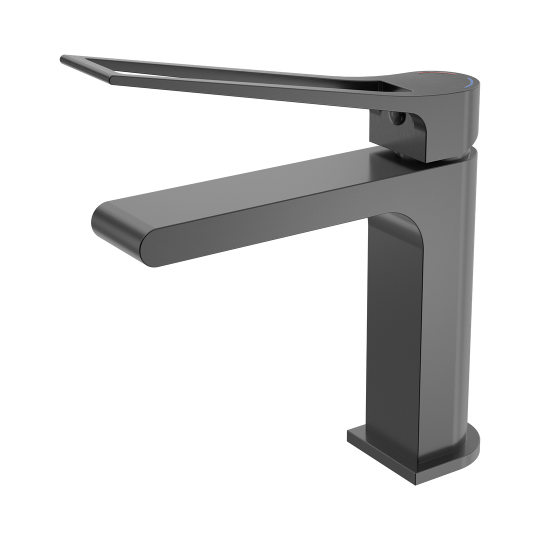 Nero Bianca Care Basin Mixer - Gunmetal
