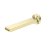 Nero Bianca Fixed Bath Spout Only 200Mm - Brushed Gold