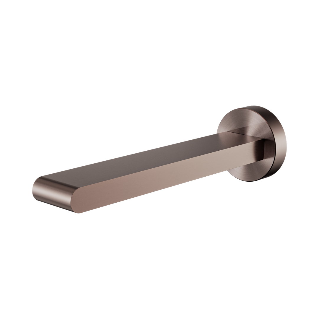 Nero Bianca Fixed Bath Spout Only 200Mm - Brushed Bronze