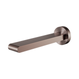 Nero Bianca Fixed Bath Spout Only 200Mm - Brushed Bronze