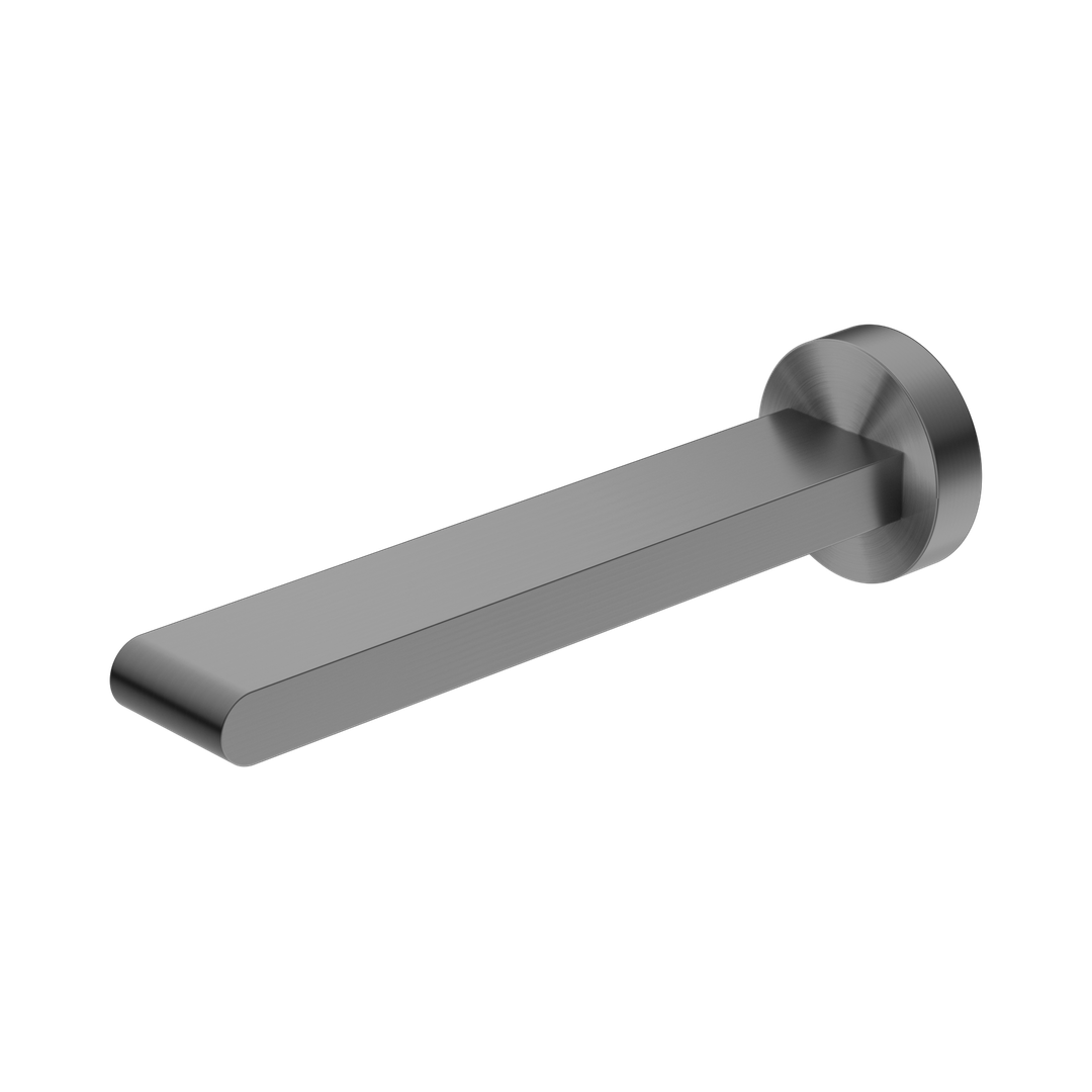 Nero Bianca Fixed Bath Spout Only 200Mm - Gunmetal