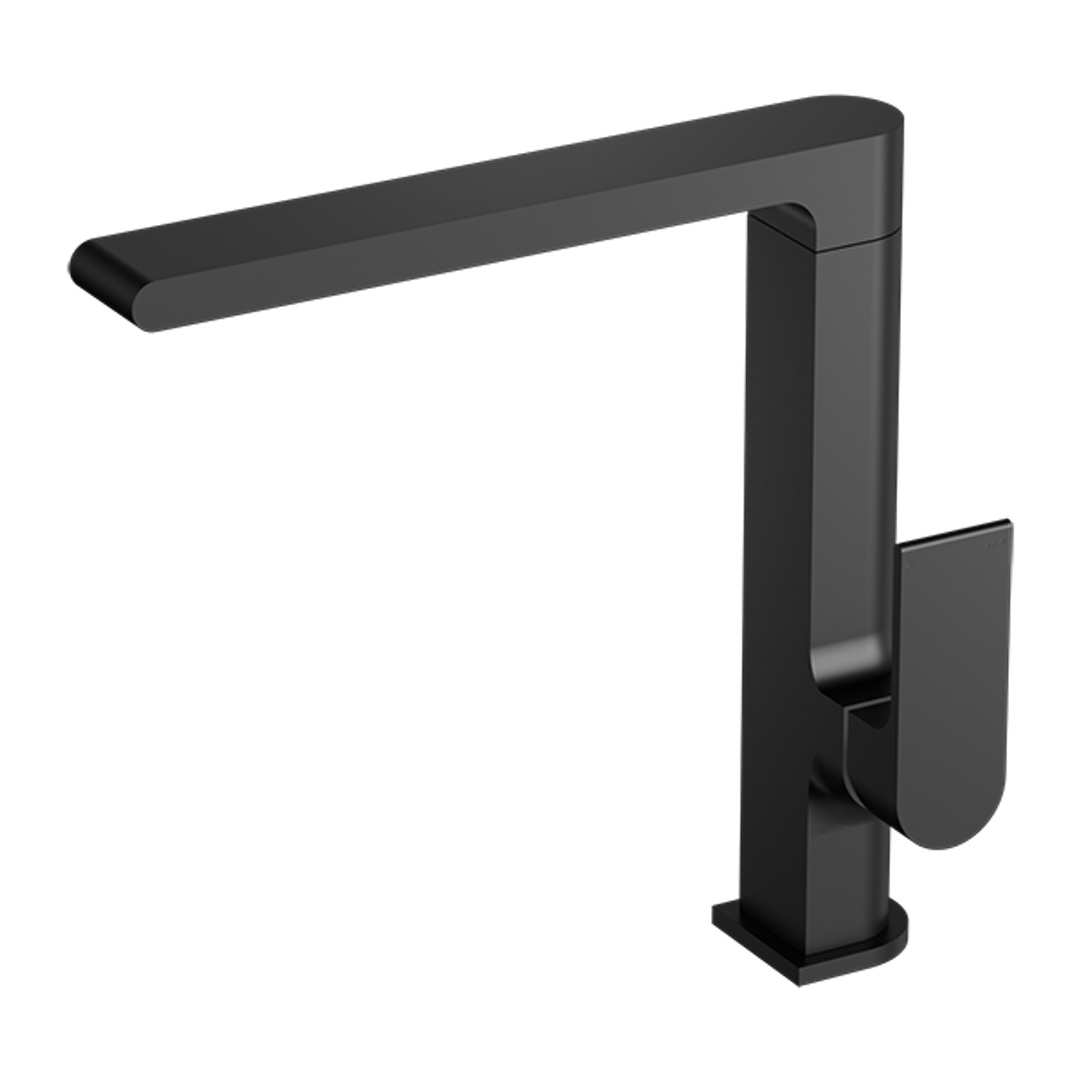 Nero Bianca Kitchen Mixer Shower - Matt Black