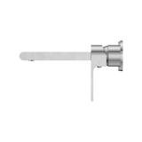 Bianca Nero Wall Basin Mixer Separate Back Plate - Chrome