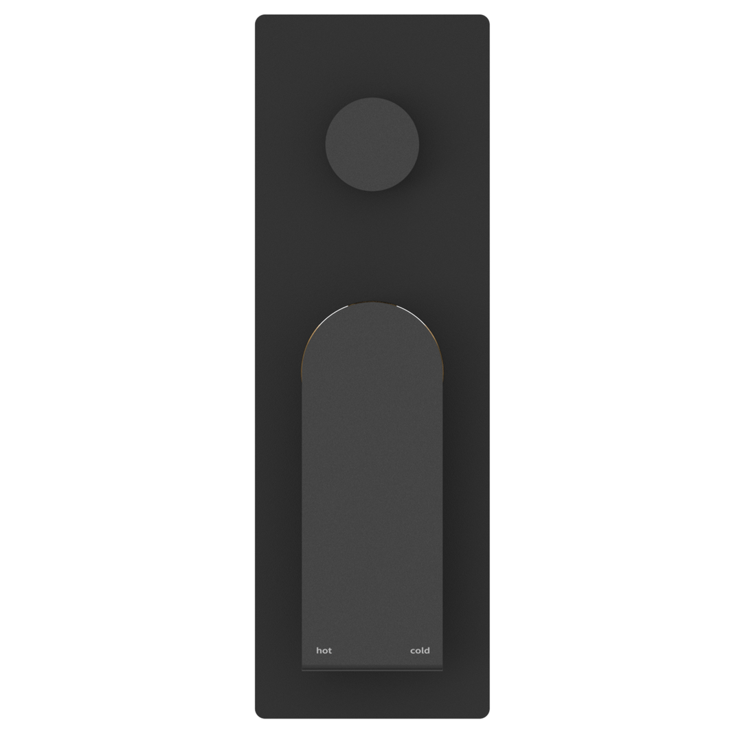 Bianca Shower Nero Mixer With Divertor Shower - Matt Black