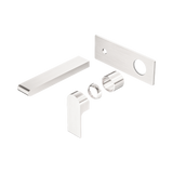 Nero Bianca Wall Basin/Bath Mixer 187Mm Trim Kits Only - Brushed Nickel