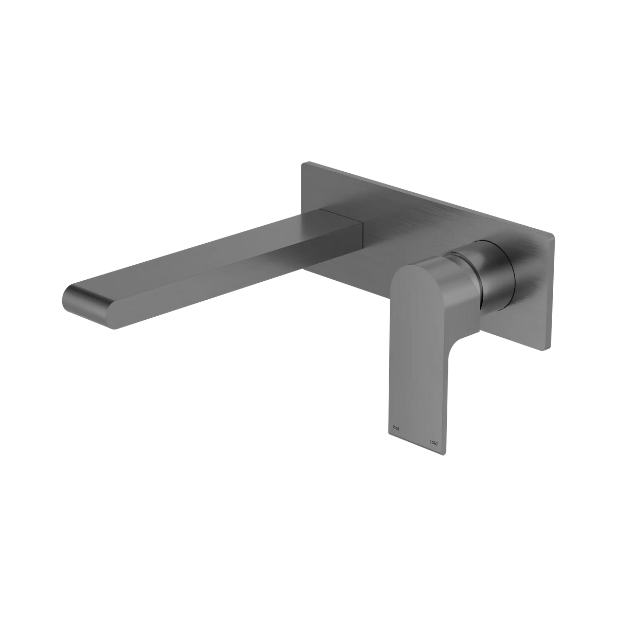 Nero Bianca Wall Basin/Bath Mixer 230Mm - Gunmetal