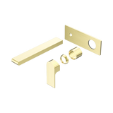 Nero Bianca Wall Basin/Bath Mixer 230Mm Trim Kits Only - Brushed Gold