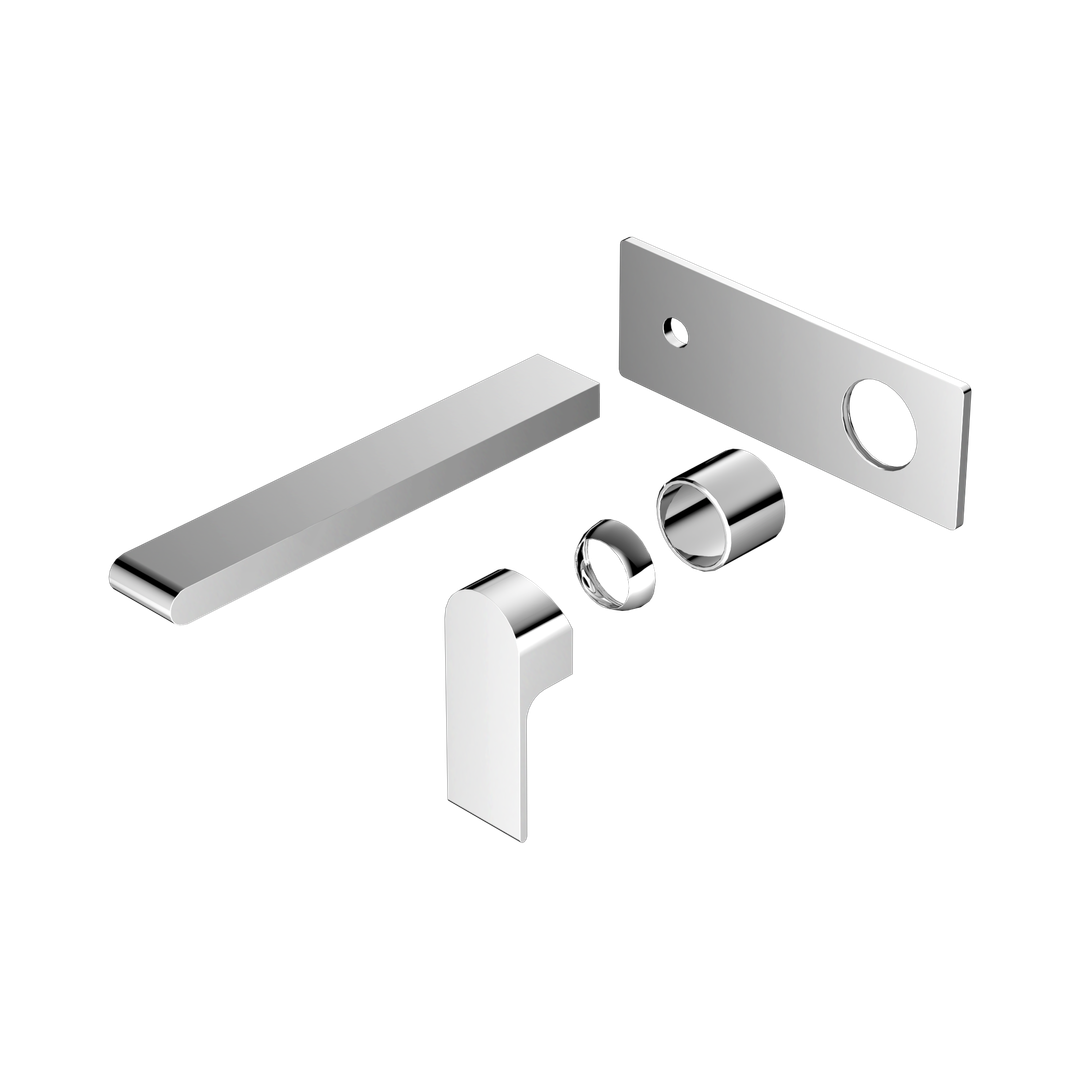 Nero Bianca Wall Basin/Bath Mixer 230Mm Trim Kits Only - Chrome