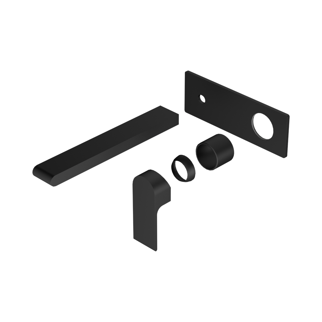 Nero Bianca Wall Basin/Bath Mixer 230Mm Trim Kits Only - Matte Black