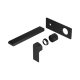 Nero Bianca Wall Basin/Bath Mixer 230Mm Trim Kits Only - Matte Black