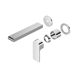 Nero Bianca Wall Basin/Bath Mixer Separate Back Plate 187Mm Trim Kits Only - Chrome