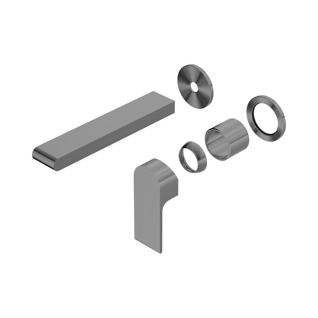 Nero Bianca Wall Basin/Bath Mixer Separate Back Plate 187Mm Trim Kits Only - Gunmetal