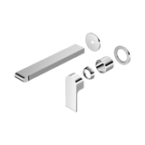 Nero Bianca Wall Basin/Bath Mixer Separate Back Plate 230Mm Trim Kits Only - Chrome