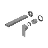 Nero Bianca Wall Basin/Bath Mixer Separate Back Plate 230Mm Trim Kits Only - Gunmetal