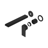 Nero Bianca Wall Basin/Bath Mixer Separate Back Plate 230Mm Trim Kits Only - Matte Black