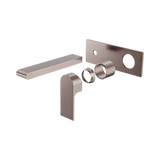 Nero Bianca Wall Basin/Bath Mixer 187Mm Trim Kits Only - Brushed Bronze