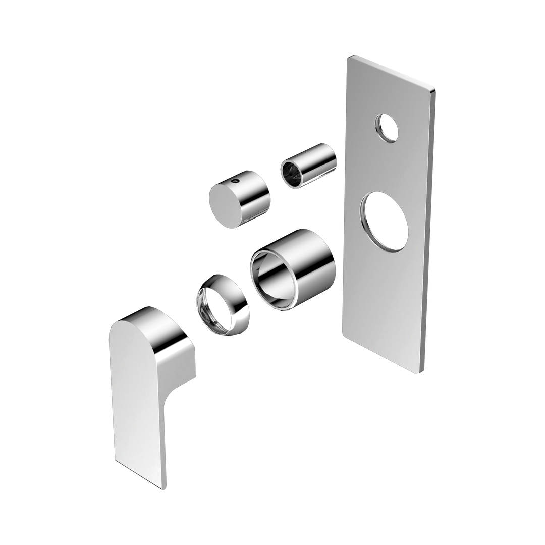 Nero Bianca Shower Mixer With Diverter Trim Kits Only - Chrome