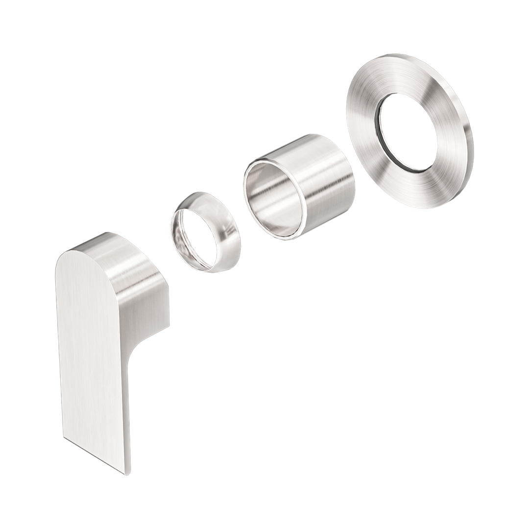 Nero Bianca Shower Mixer 80Mm Plate Trim Kits Only - Brushed Nickel