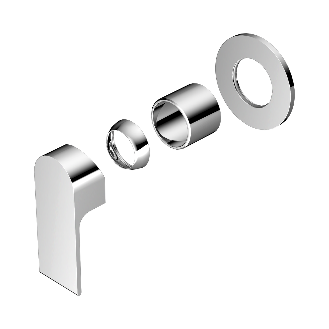 Nero Bianca Shower Mixer 80Mm Plate Trim Kits Only - Chrome