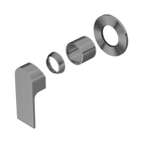 Nero Bianca Shower Mixer 80Mm Plate Trim Kits Only - Gunmetal