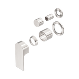 Nero Bianca Shower Mixer With Diverter Separate Back Plate Trim Kits Only - Brushed Nickel