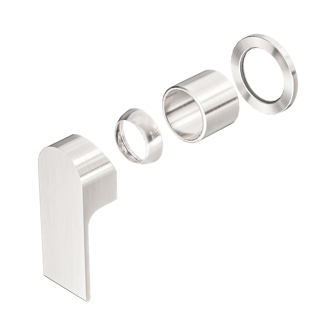 Nero Bianca Shower Mixer 60Mm Plate Trim Kits Only - Brushed Nickel