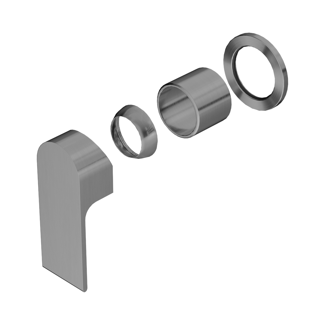 Nero Bianca Shower Mixer 60Mm Plate Trim Kits Only - Gunmetal