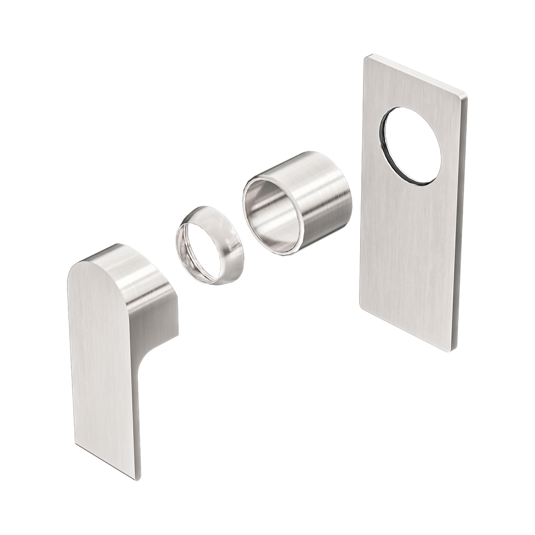Nero Bianca Shower Mixer Trim Kits Only - Brushed Nickel