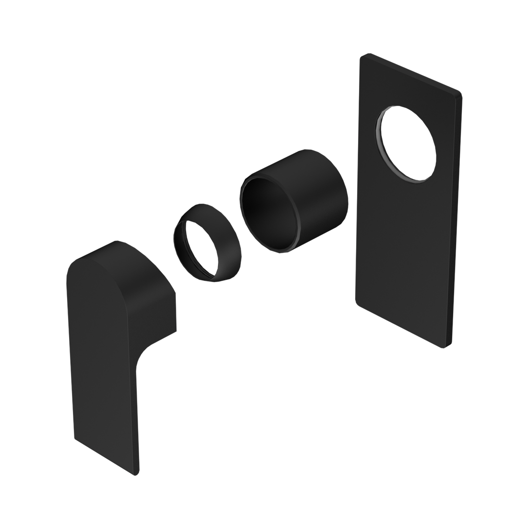 Nero Bianca Shower Mixer Trim Kits Only - Matte Black