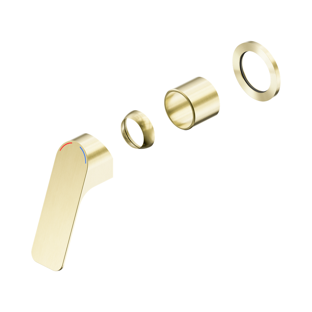 Nero Bianca Care Shower Mixer 60Mm Plate Trim Kits Only - Brushed Gold