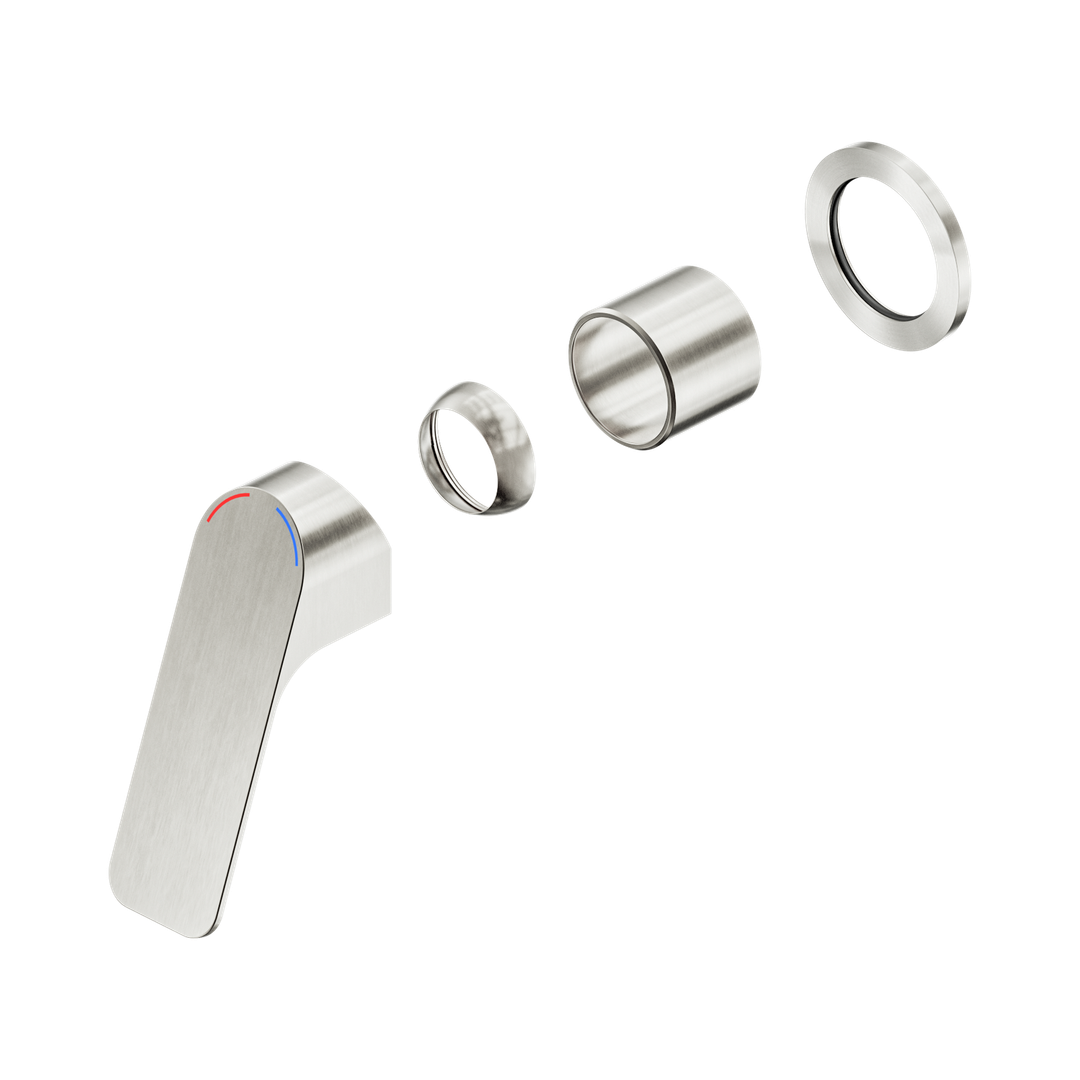 Nero Bianca Care Shower Mixer 60Mm Plate Trim Kits Only - Brushed Nickel