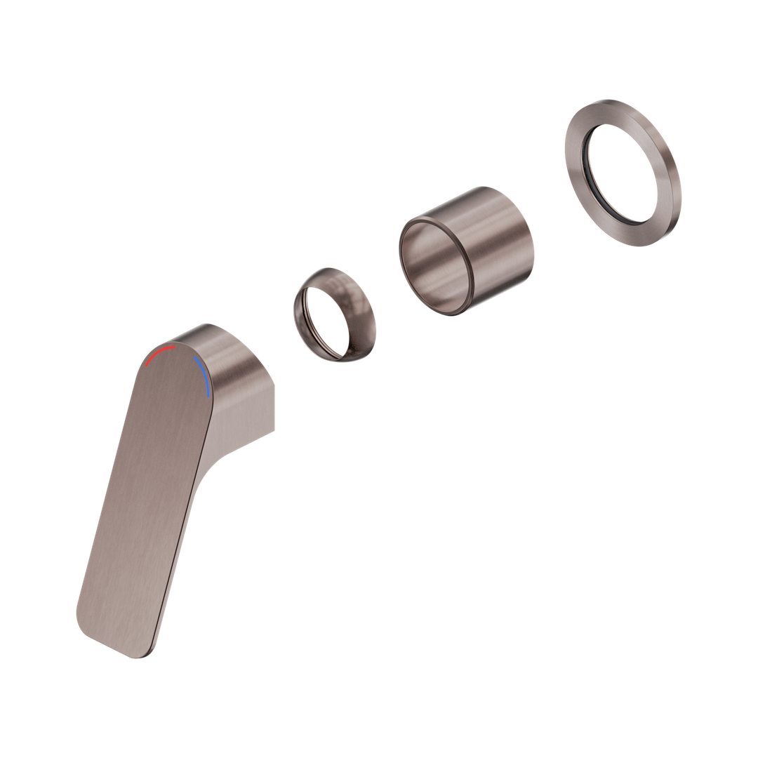 Nero Bianca Care Shower Mixer 60Mm Plate Trim Kits Only - Brushed Bronze