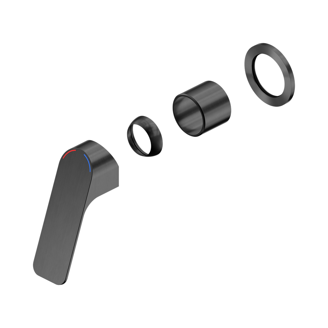 Nero Bianca Care Shower Mixer 60Mm Plate Trim Kits Only - Gunmetal