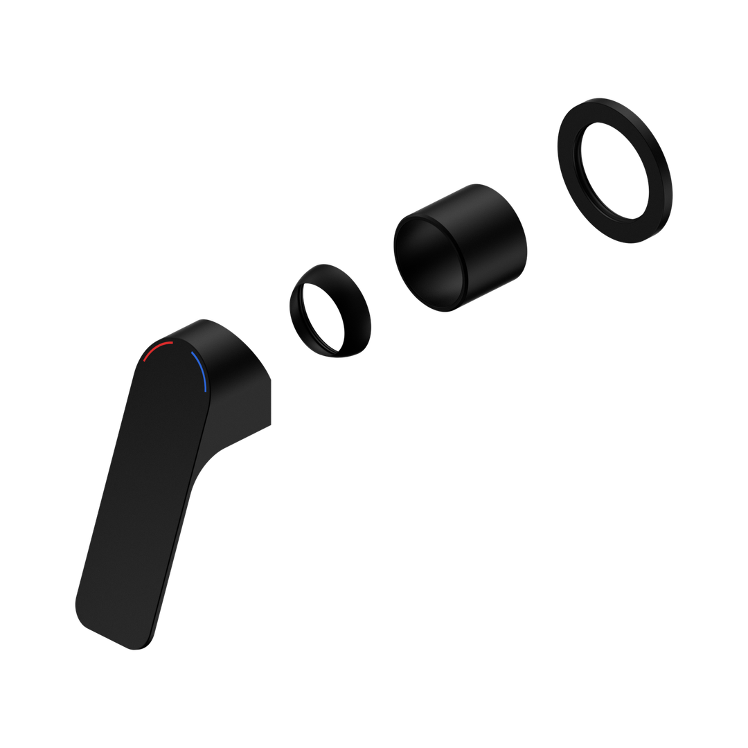 Nero Bianca Care Shower Mixer 60Mm Plate Trim Kits Only - Matte Black