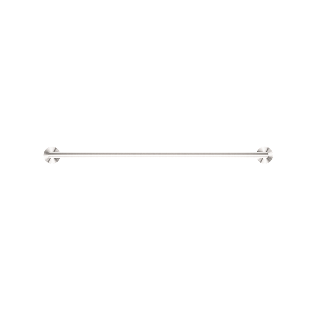 Nero Dolce 700Mm Single Towel Rail - Brushed Nickel