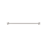 Nero Dolce 700Mm Double Towel Rail - Brushed Nickel