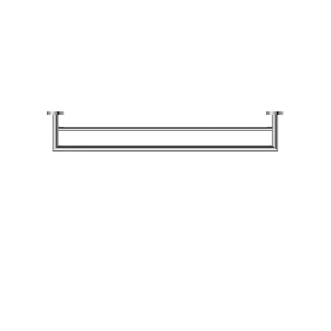 Nero Dolce 700Mm Double Towel Rail - Chrome