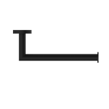 Nero Dolce Hand Towel Rail - Matte Black