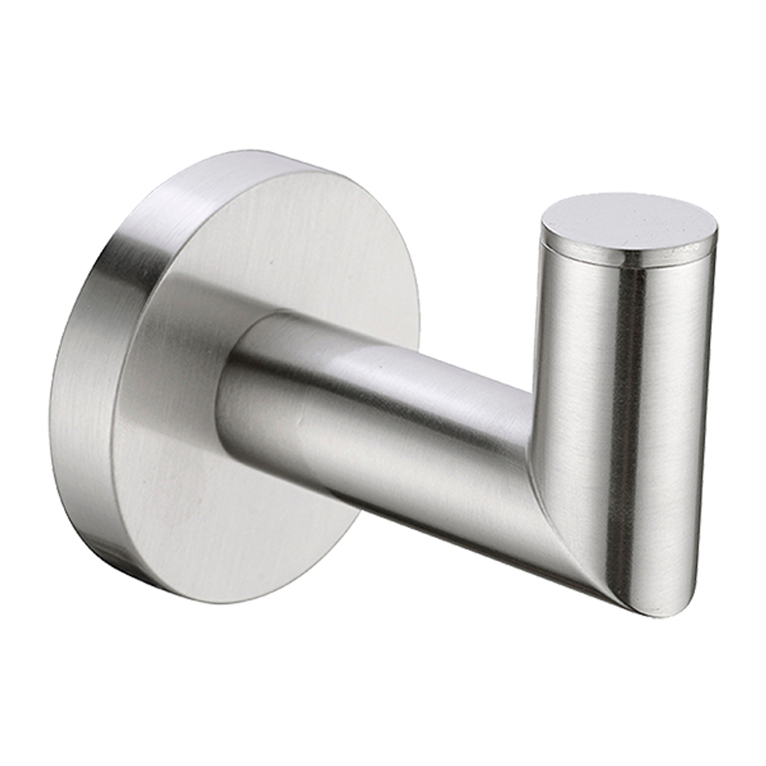 Dolce Nero Robe Hook Shower - Brushed Nickel