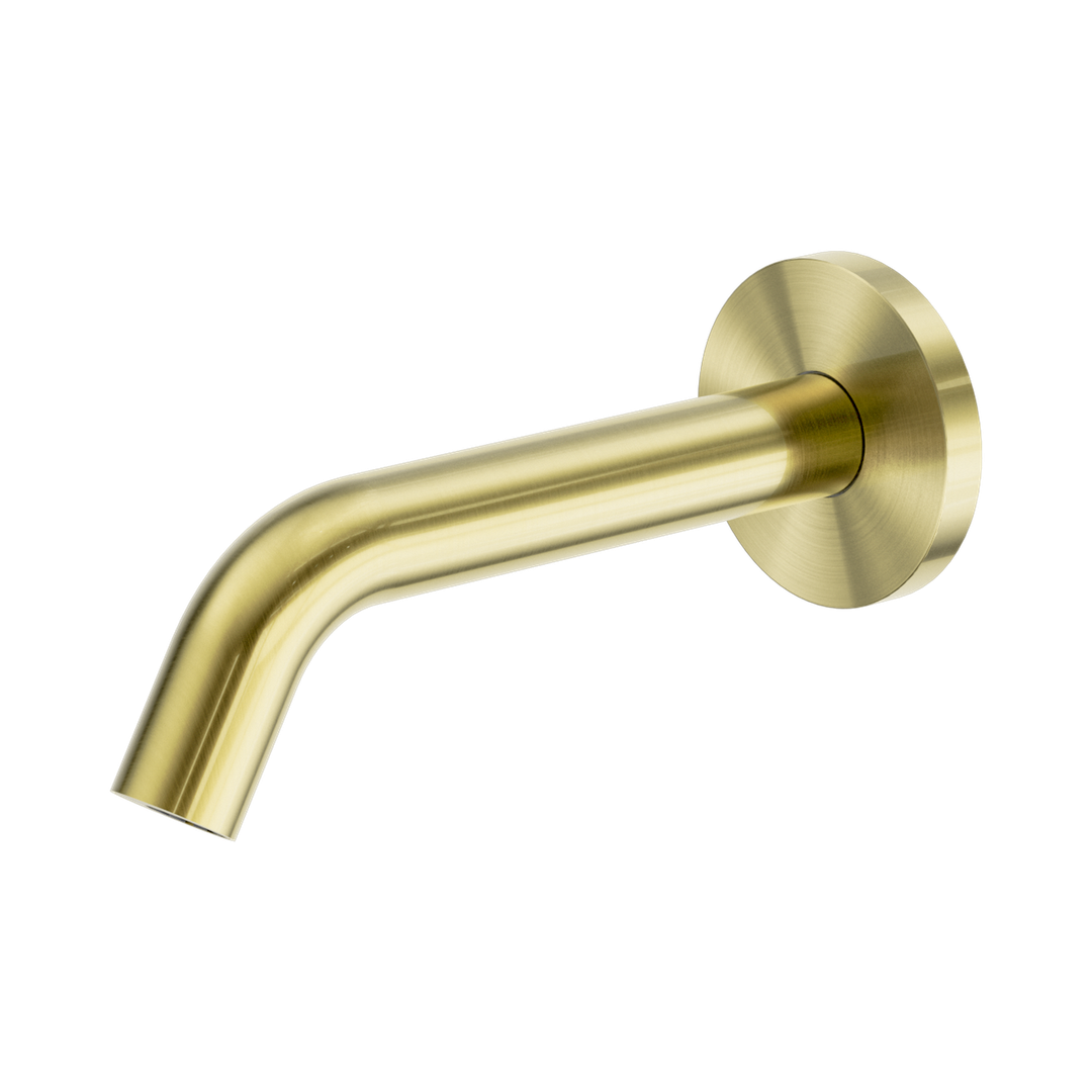 Nero Mecca WallMounted Sensor Tap With 80Mm Wall Plate - Brushed Gold