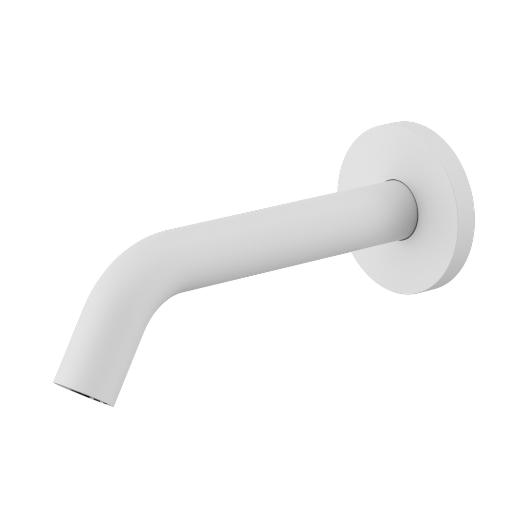 Nero Mecca WallMounted Sensor Tap With 80Mm Wall Plate - Matte White
