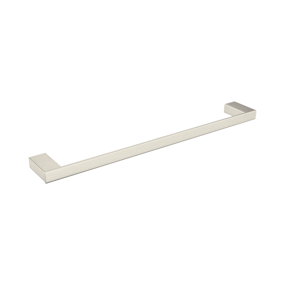 Nero Celia Single Towel Rail 600Mm - Brushed Nickel
