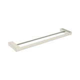 Nero Celia Double Towel Rail 600Mm - Brushed Nickel