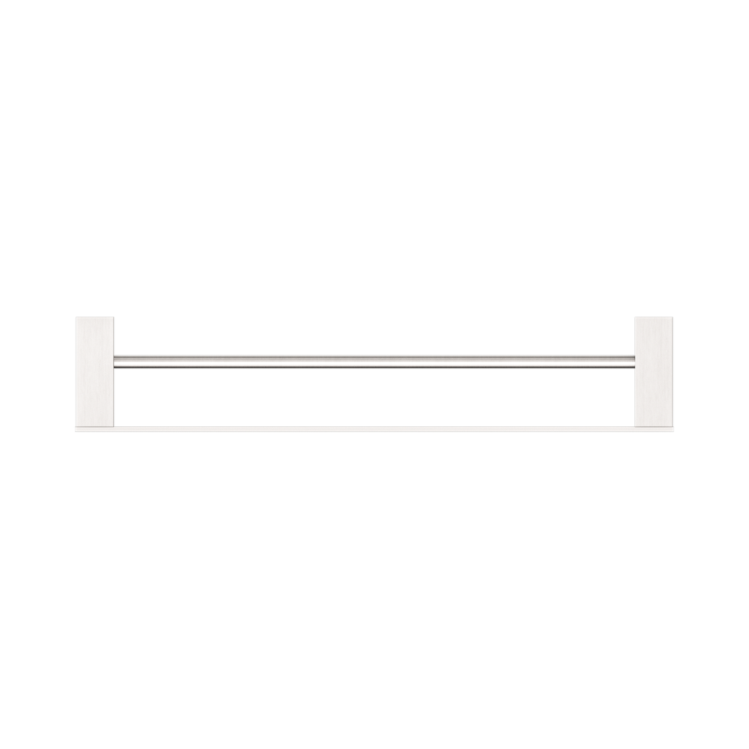 Nero Celia Double Towel Rail 600Mm - Brushed Nickel
