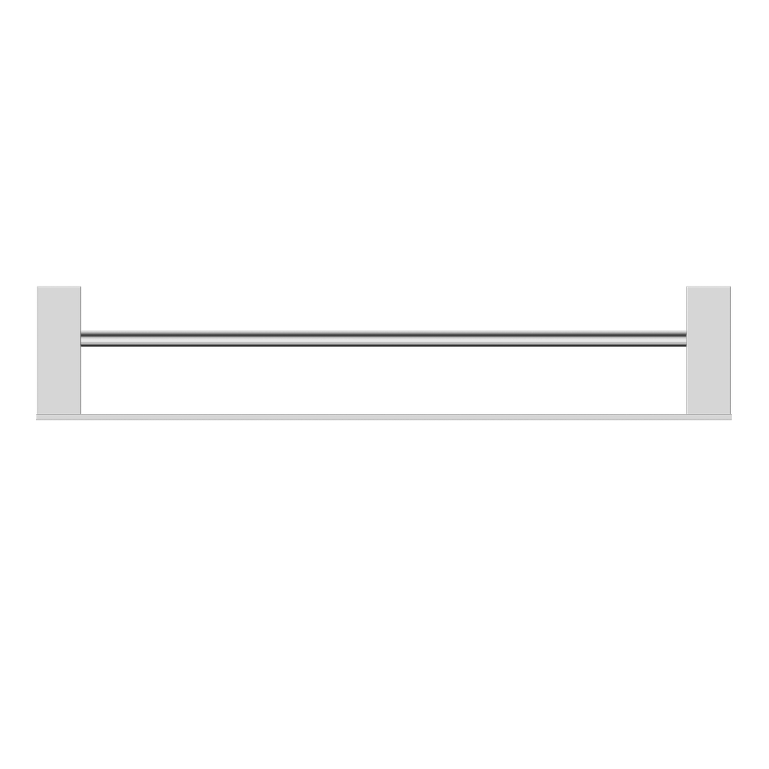 Nero Celia 600Mm Double Towel Rail - Chrome