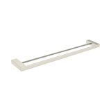 Nero Celia Double Towel Rail 800Mm - Brushed Nickel
