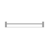 Nero Celia 800Mm Double Towel Rail - Chrome