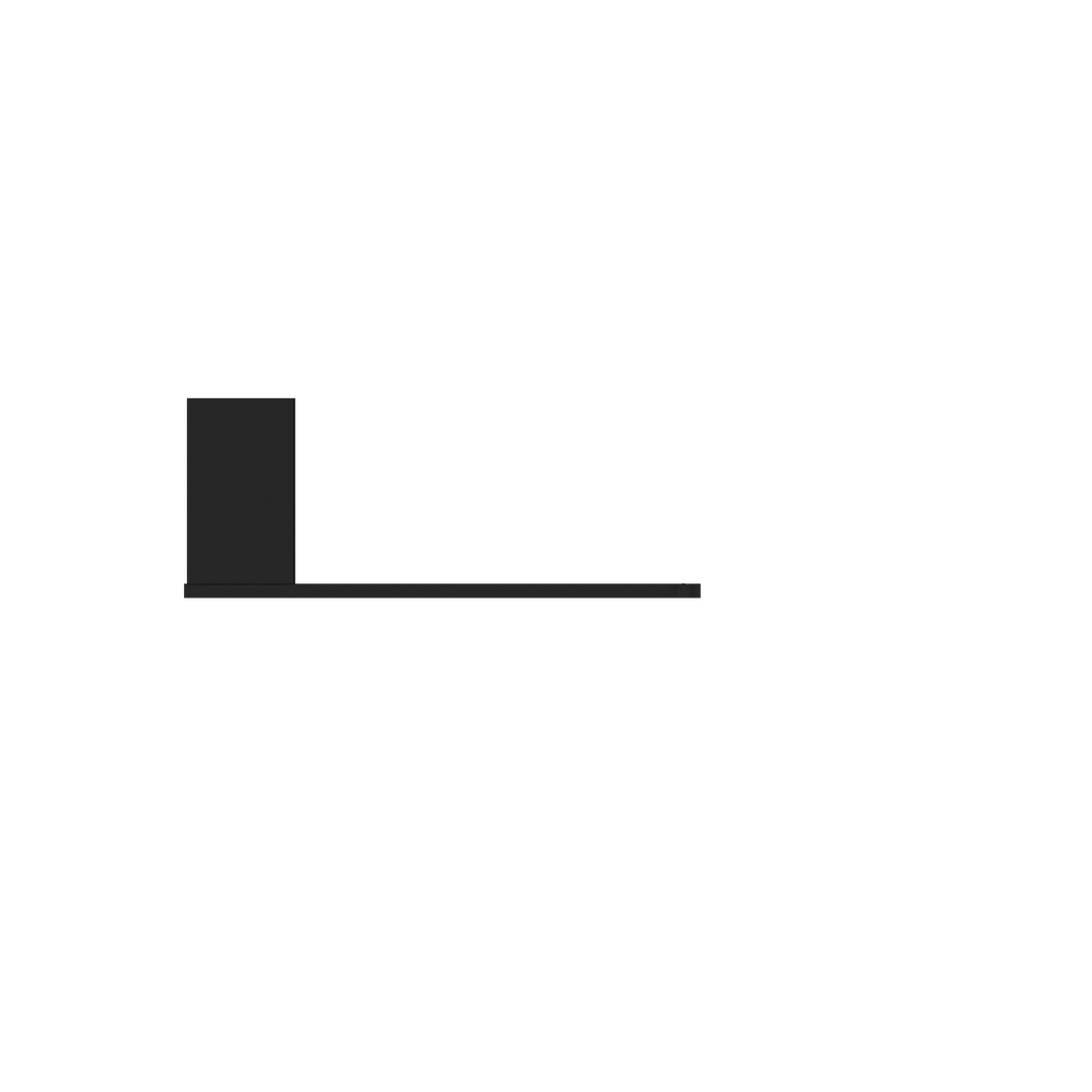 Nero Celia Toilet Roll Holder - Matte Black