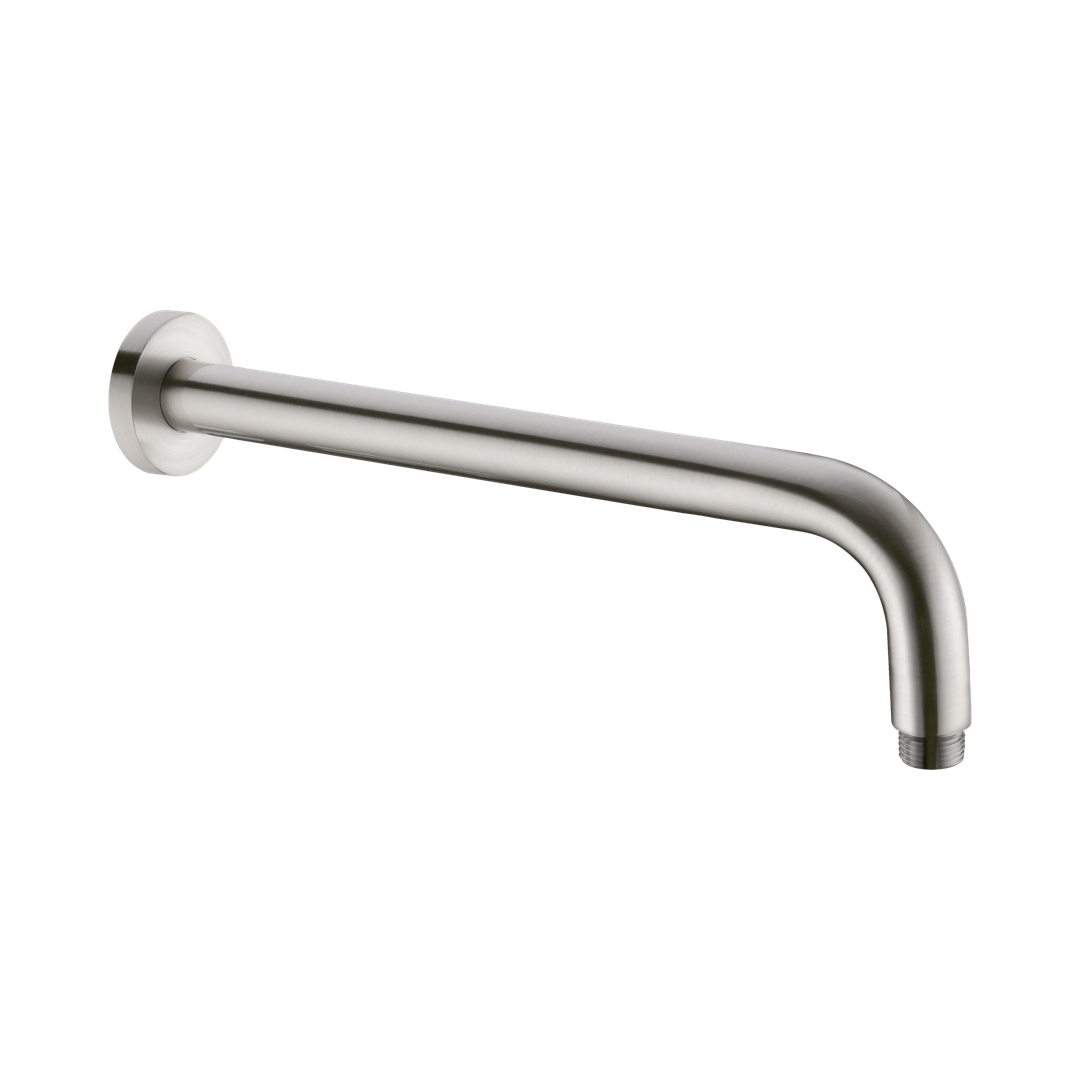 Nero Round Shower Arm 500Mm Length - Brushed Nickel